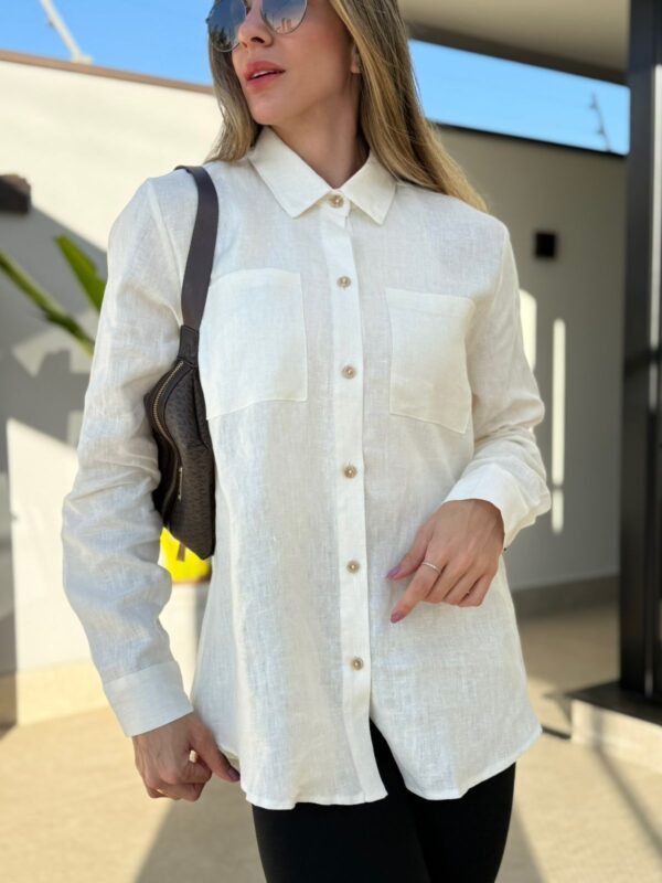 CAMISA LINHO ANTONIA OLIVEIRAS - Imagem 7