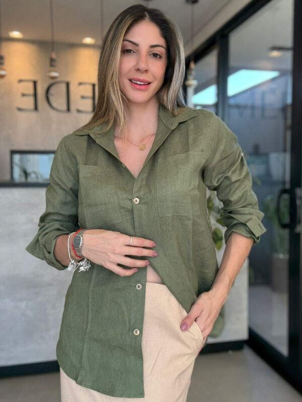 CAMISA LINHO ANTONIA OLIVEIRAS - Imagem 9
