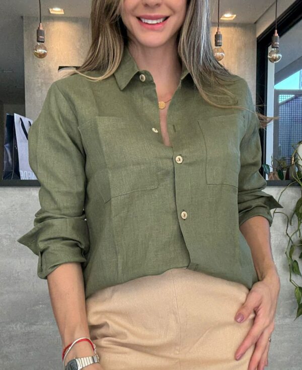CAMISA LINHO ANTONIA OLIVEIRAS - Imagem 10