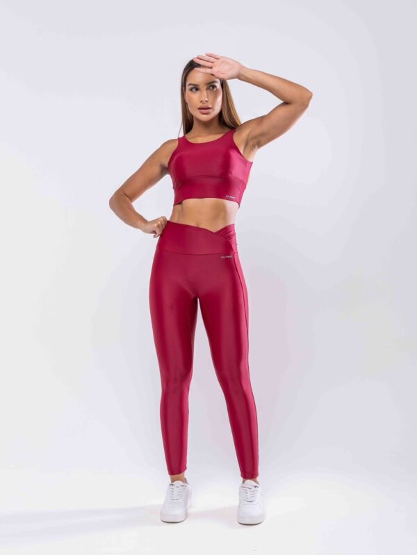 LEGGING MESCLADA ROSÊ E CARMIM