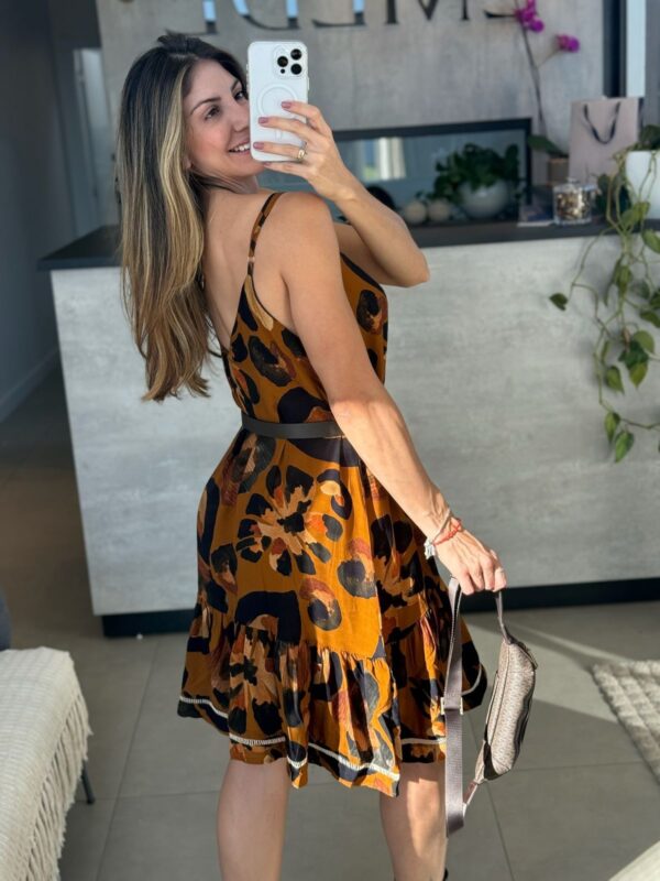 VESTIDO CURTO VISCOSE DESERTO - Imagem 3